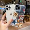 搞怪套头猫咪手机壳适用iPhone17透明全包16pro防摔保护套