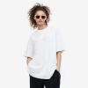 Summer 2021 new Korean version loose top V-neck scheming collarbone design sense niche striped short-sleeved T-shirt women