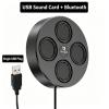 磁力貼 USB 聲卡音響 電腦台式音箱 藍牙大音量重低音 通用有線喇叭